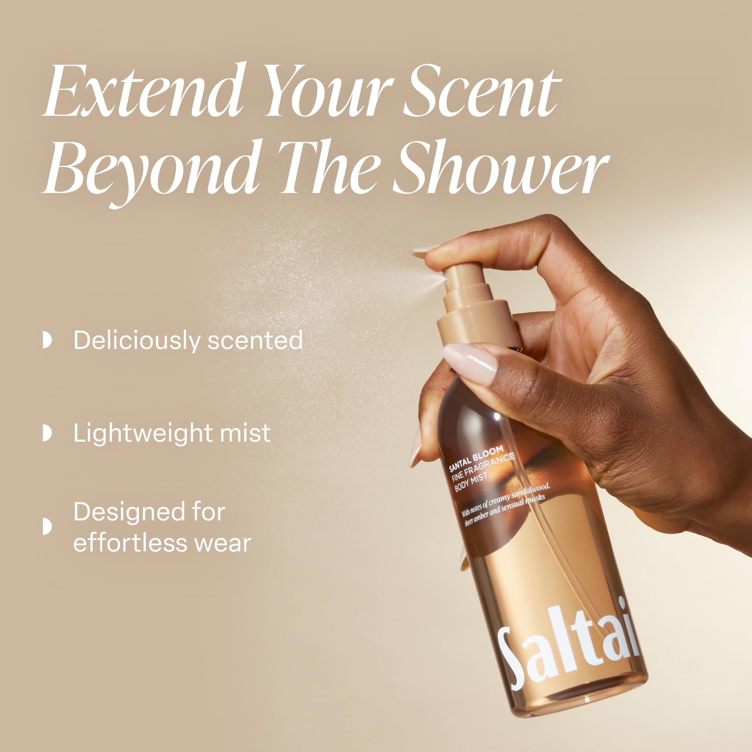 Saltair Santal Bloom Body Mist 2 Pack – Lightweight Fragrance 2x8oz