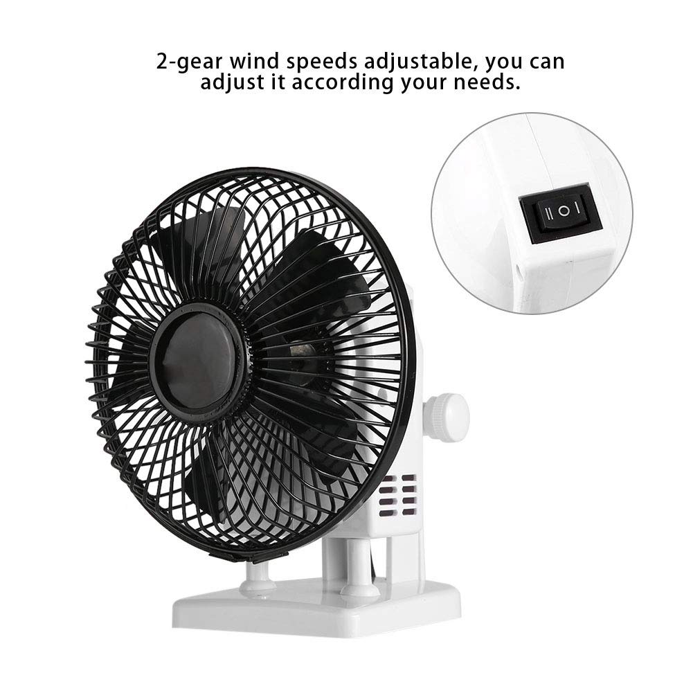 Saluaqui Mini Electric Nail Dryer Fan | Portable 2-Speed Table Desk Manicure Blower
