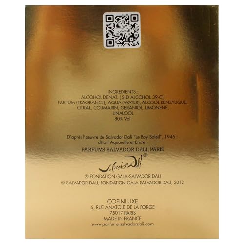 Salvador Dali Le Roy Soleil Extreme Eau de Toilette for Men – 3.4 oz