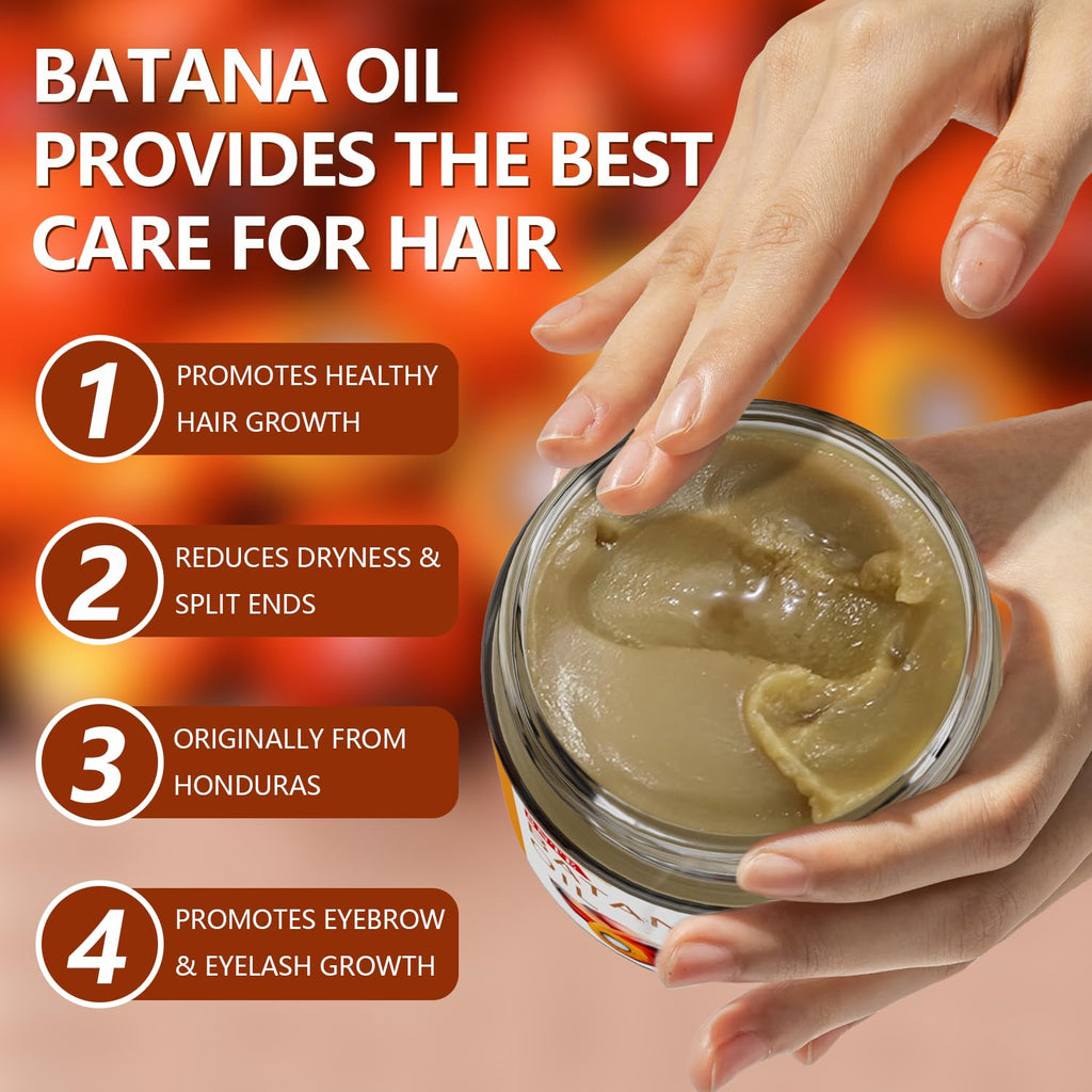 Samnyte Batana Oil for Hair Growth — Organic Honduran Batana Oil (4.2 oz)