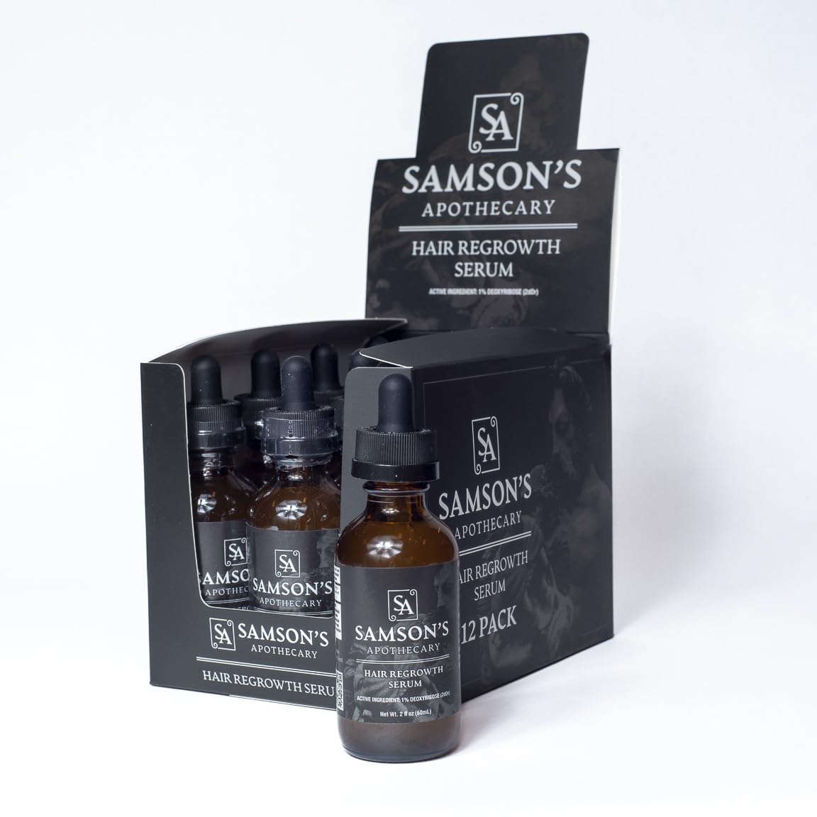 Samson & Son's Hair Regrowth Serum – Deoxyribose 2dDr 1% (60mL) | Samson's Apothecary