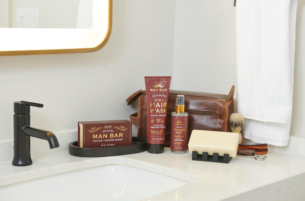 San Francisco Soap Company MAN BAR Cologne Mist Spiced Tobacco – Long Lasting, 6 fl oz