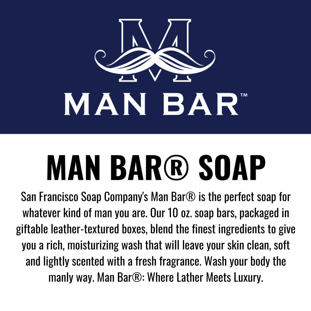 San Francisco Soap Company – 6-Piece Men’s Gift Set | 2 oz Bar Soaps