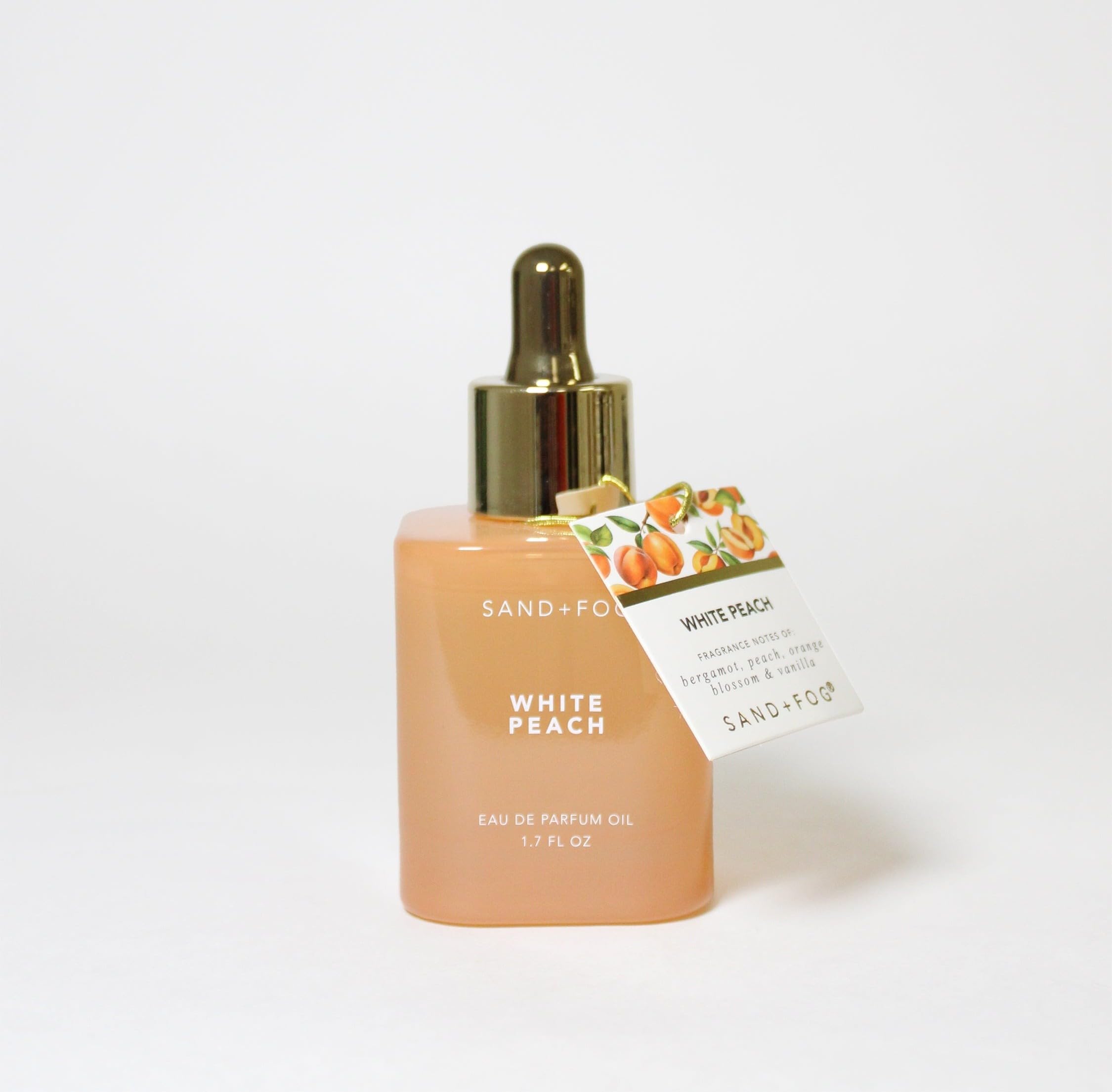 Sand + Fog White Peach Eau de Parfum Oil – 1.7 fl oz Dropper Bottle