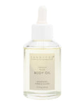 Sand + Fog Vanilla Musk Body Oil Dropper Glass Bottle – Nourishing, Glowing & Firming, 3.7 Fl Oz