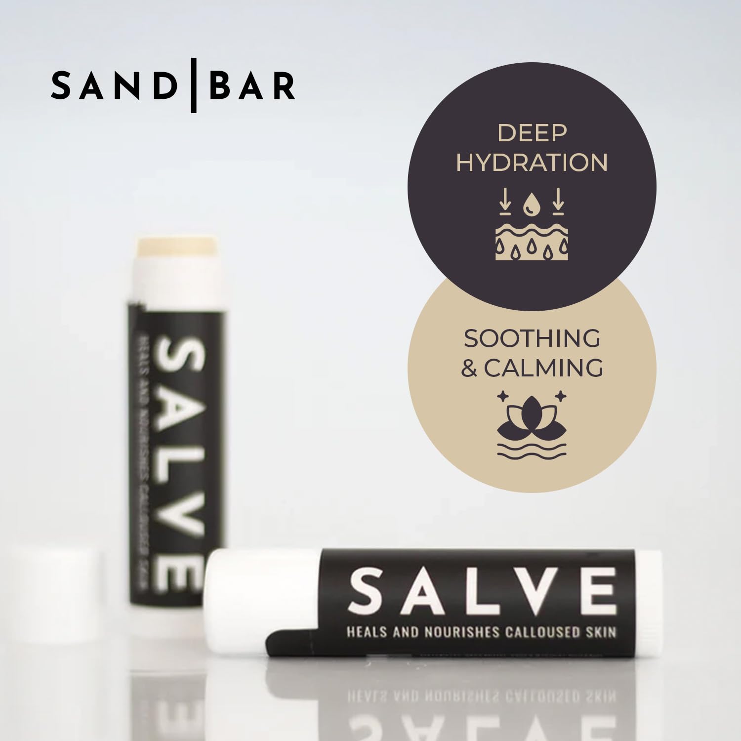SandBar Natural Callus Salve – Revitalizing Balm for Calluses | On-The-Go Care