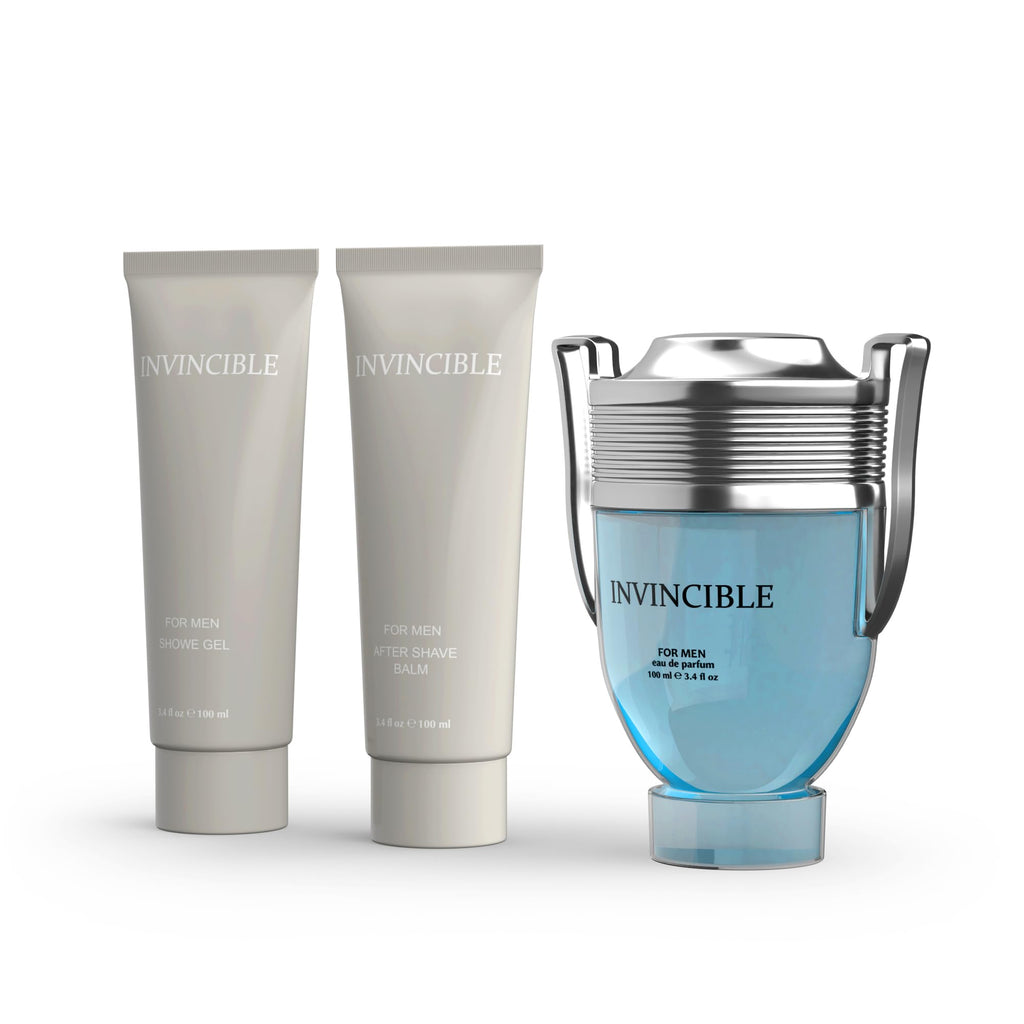 Sandora Fragrances Mens Gift Set – Fresh Cologne for Men (Grapefruit, Marine Accord, Bay Leaf & Ambergris) 3.4 oz each
