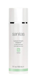 Sanitas Lemon Cream Cleanser – Enriching Cleanser with Vitamin C & E, Jojoba Oil, 5 oz