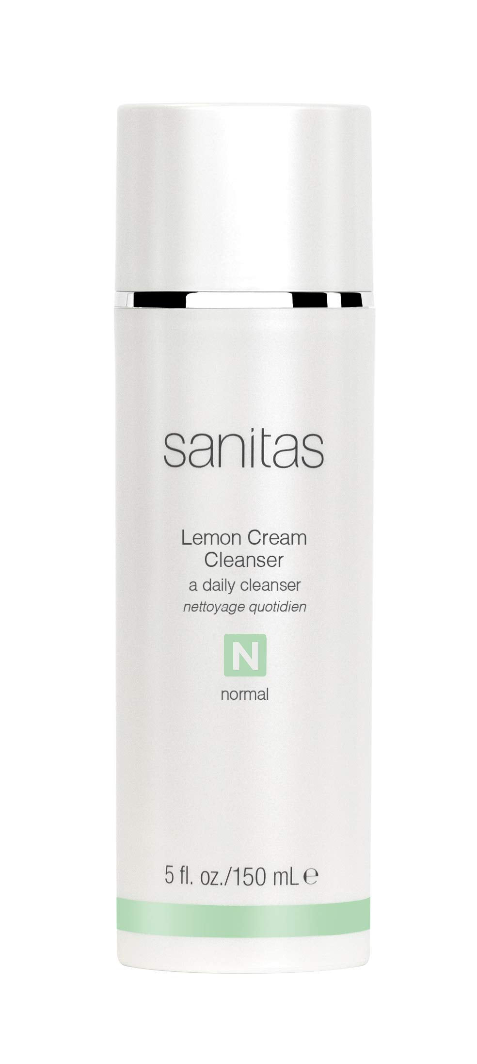 Sanitas Lemon Cream Cleanser – Enriching Cleanser with Vitamin C & E, Jojoba Oil, 5 oz