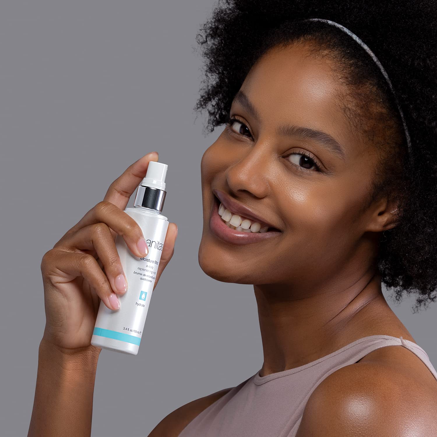 Sanitas Skincare Moisture Mist – Hydrating Hyaluronic Acid Spray, 3.4 oz