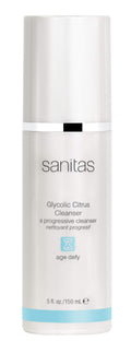 Sanitas Glycolic Citrus Cleanser | Exfoliating Facial Cleanser with Glycolic Acid, 5 oz