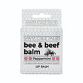 Santa Cruz Paleo Grass Fed Beef Tallow & Beeswax Peppermint Lip Balm – 4 Pack, Hypoallergenic & Long-Lasting