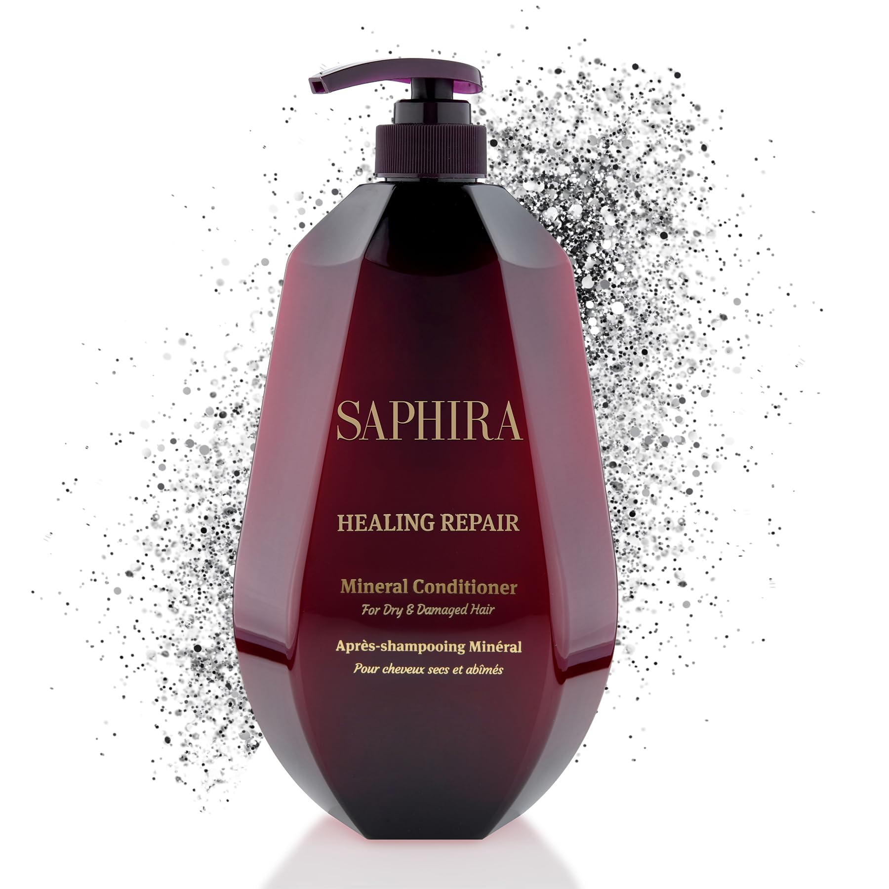 Saphira Healing Repair Conditioner 34oz / 1000ml – Nourishing Detangler & Repair