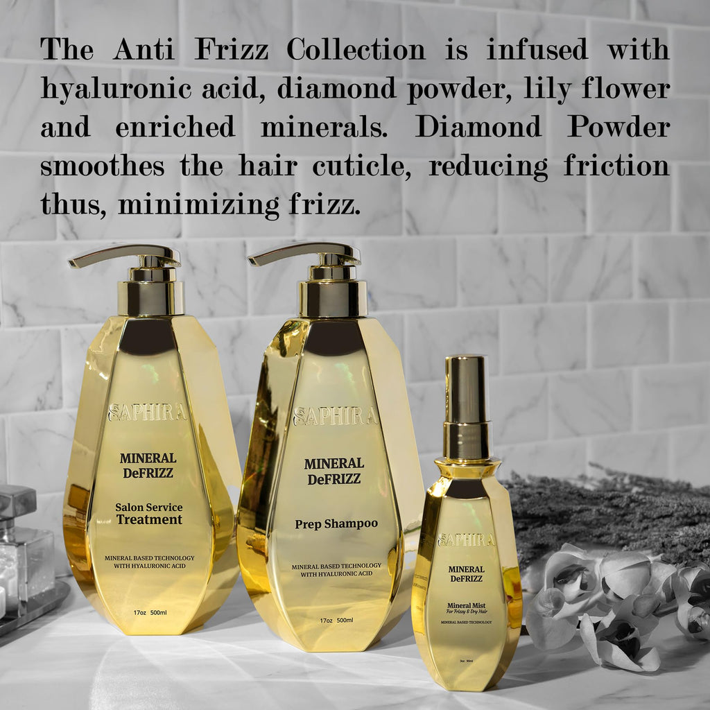 Saphira Mineral DeFrizz Anti Frizz Conditioner – 8.5oz (250ml)