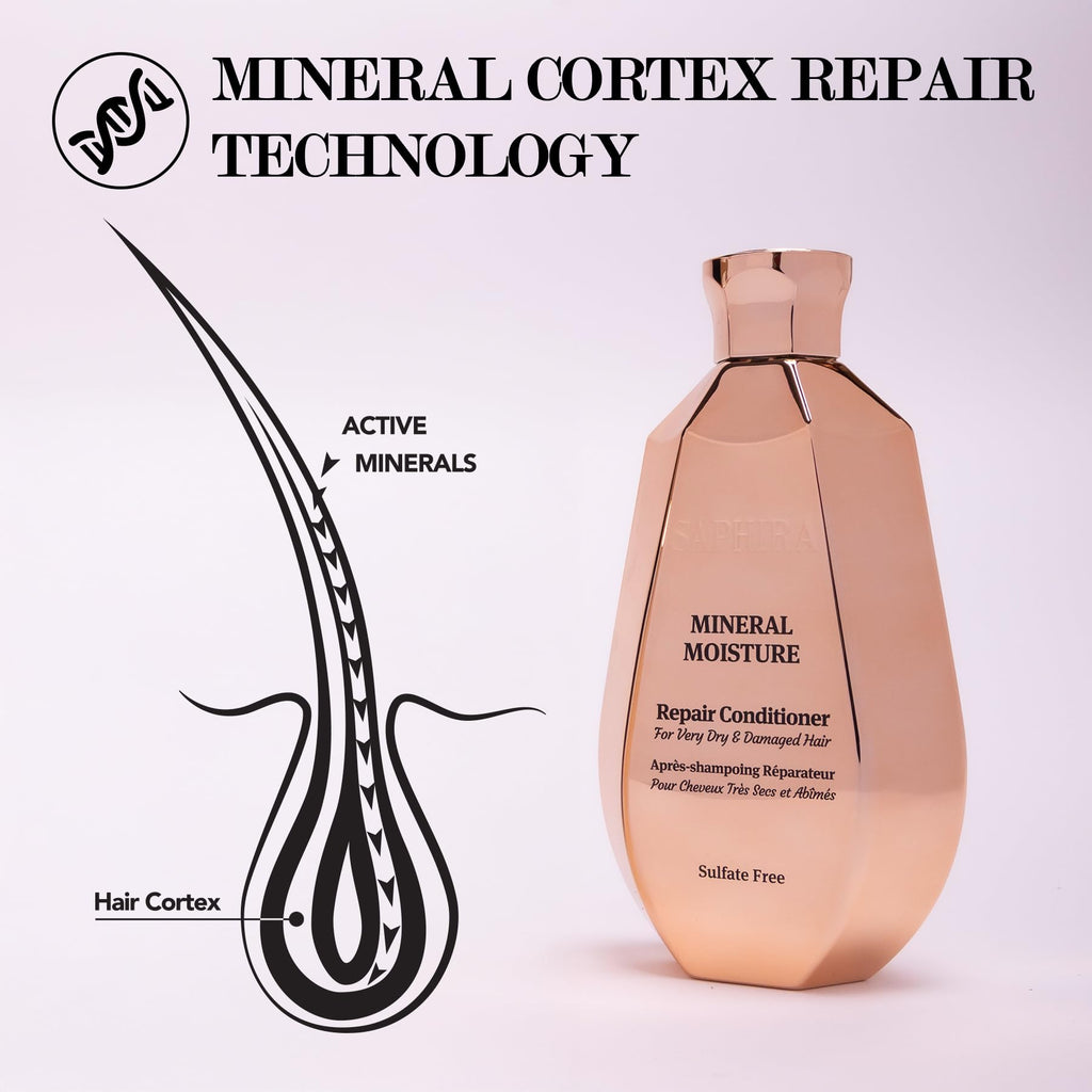 Saphira Mineral Moisture Repair Conditiner – 250 ml / 8.5 oz Hydrating Conditioner