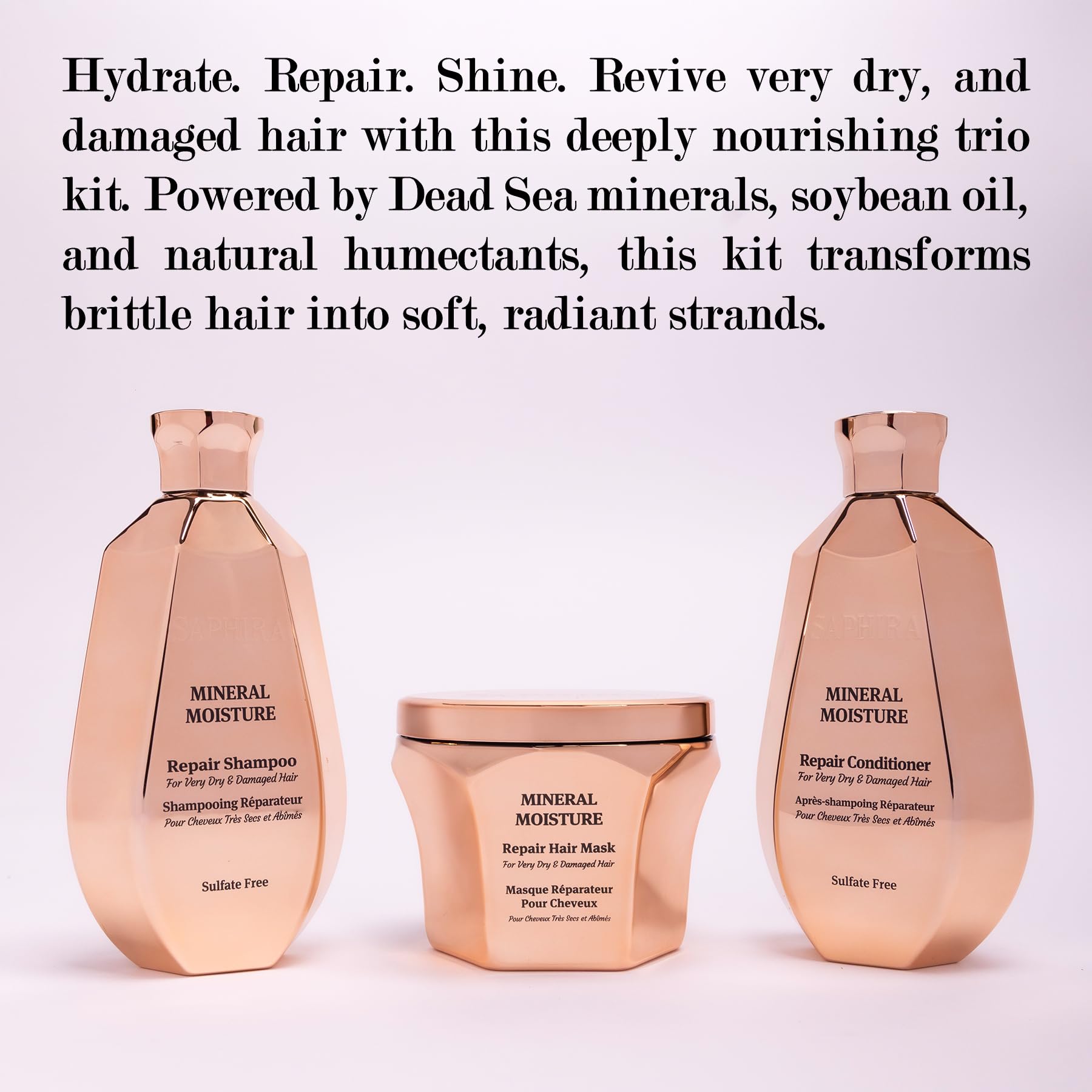 Saphira Mineral Moisture Repair Conditiner – 250 ml / 8.5 oz Hydrating Conditioner