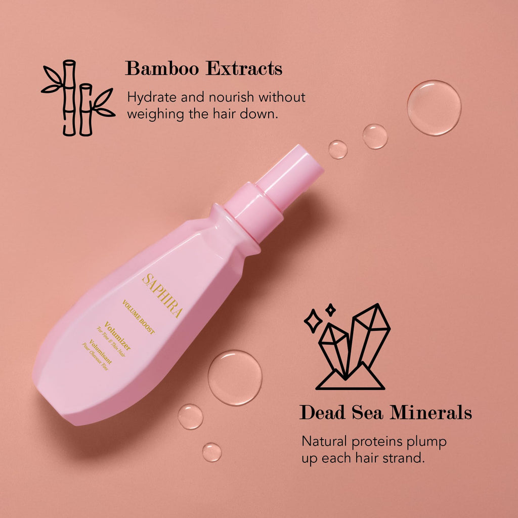 Saphira Volume Boost Volumizer – 5.1oz / 150ml for Root Lift & Fuller Hair
