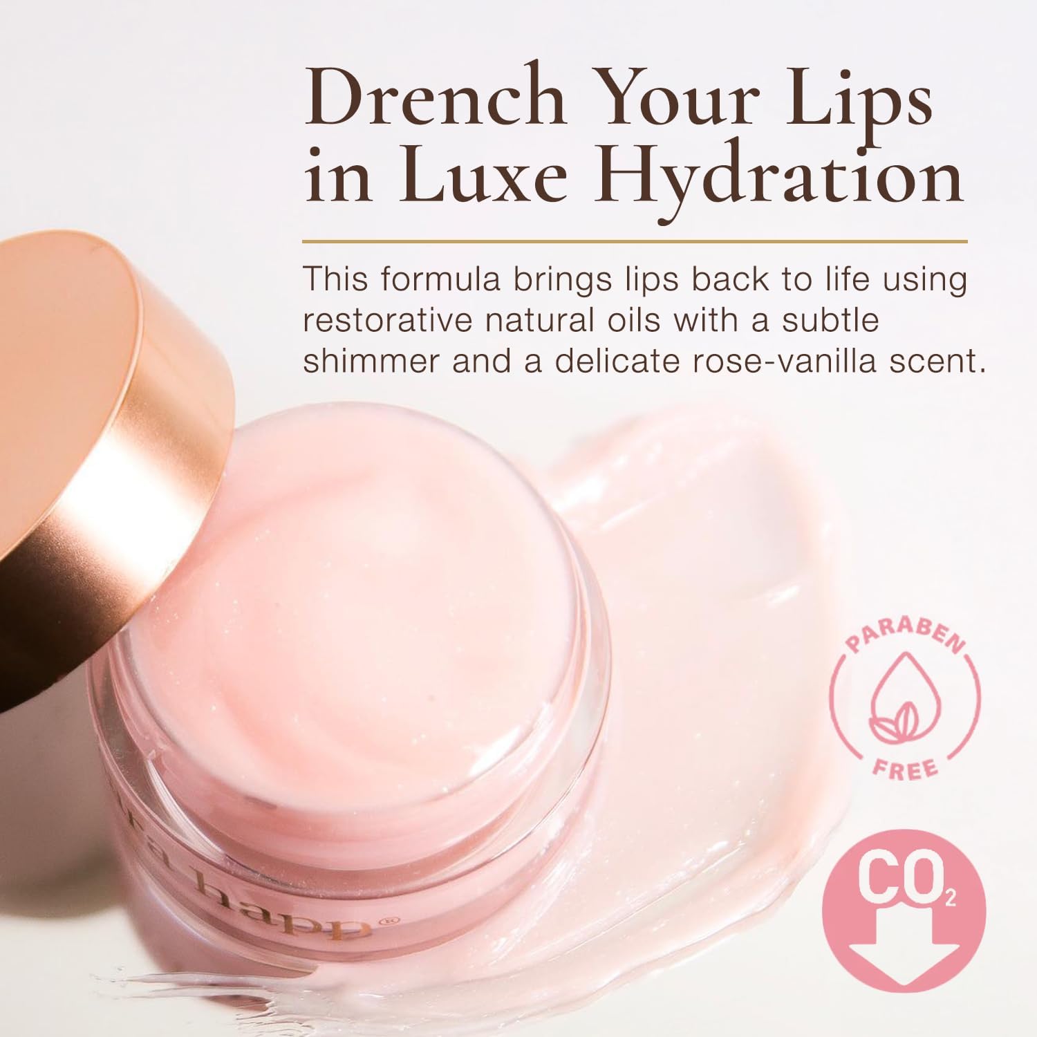 Sara Happ Lip Slip Luxe Balm Lip Treatment – Deep Nourishment & Hydration with Vitamins A & E