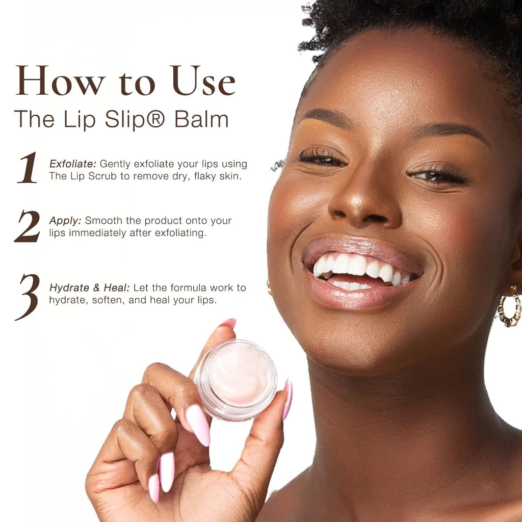 Sara Happ Lip Slip Luxe Balm Lip Treatment – Deep Nourishment & Hydration with Vitamins A & E