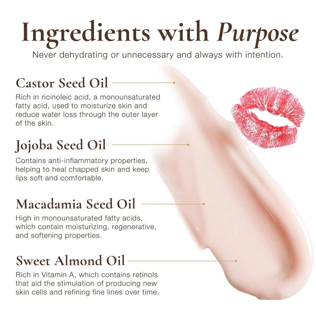 Sara Happ Lip Slip Luxe Balm Lip Treatment – Deep Nourishment & Hydration with Vitamins A & E