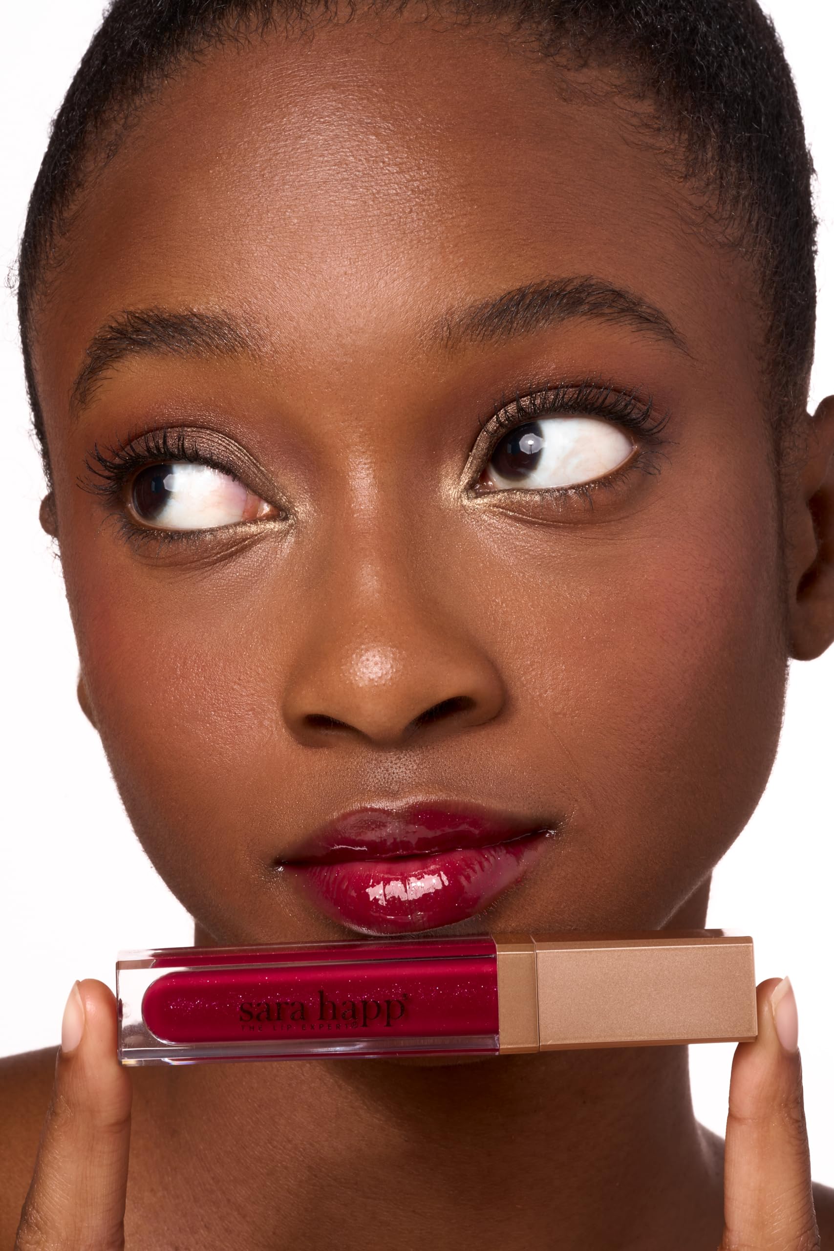 Sara Happ Wild Berry Slip Luxe Gloss – High-Impact Shine & Long-Lasting Hydration (0.21 fl oz)