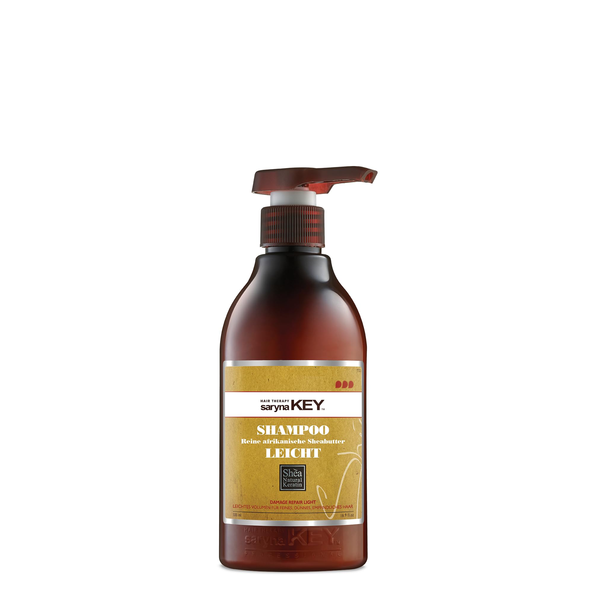 Saryna Key Damage Repair Light Shampoo – 300ml | Shea Butter for Dry, Frizzy Hair