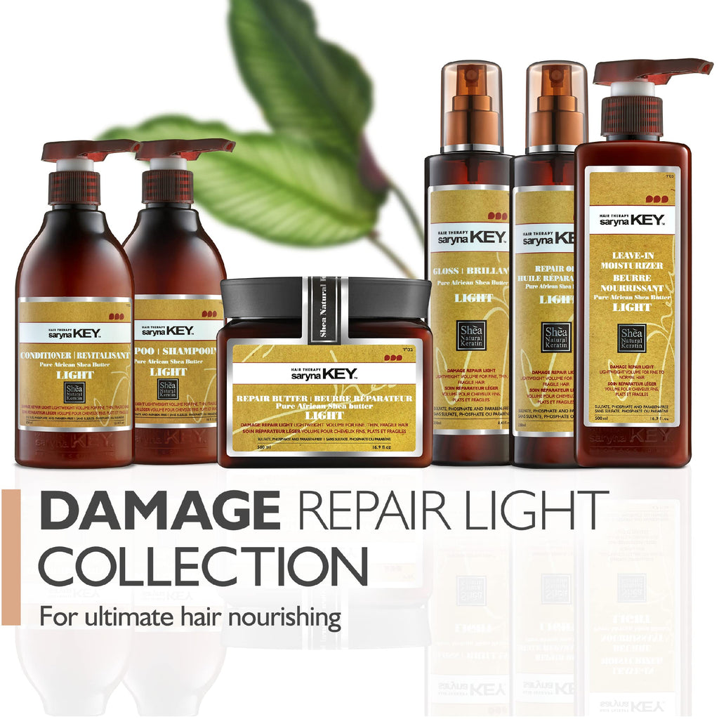 Saryna Key Repair Oil – Shea Butter Hair Serum for Frizz Control, Color-Safe (105ml)