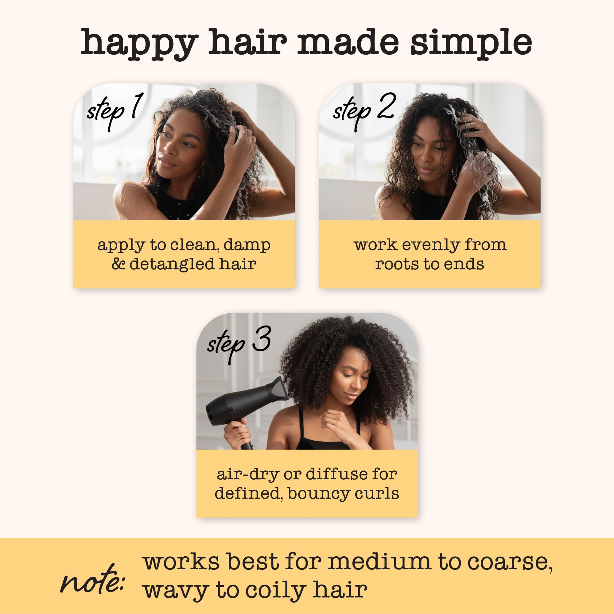 SAUCE BEAUTY Crème Brulee Curl Custard – Frizz Control & Curl Defining Cream for Wavy & Coily Hair