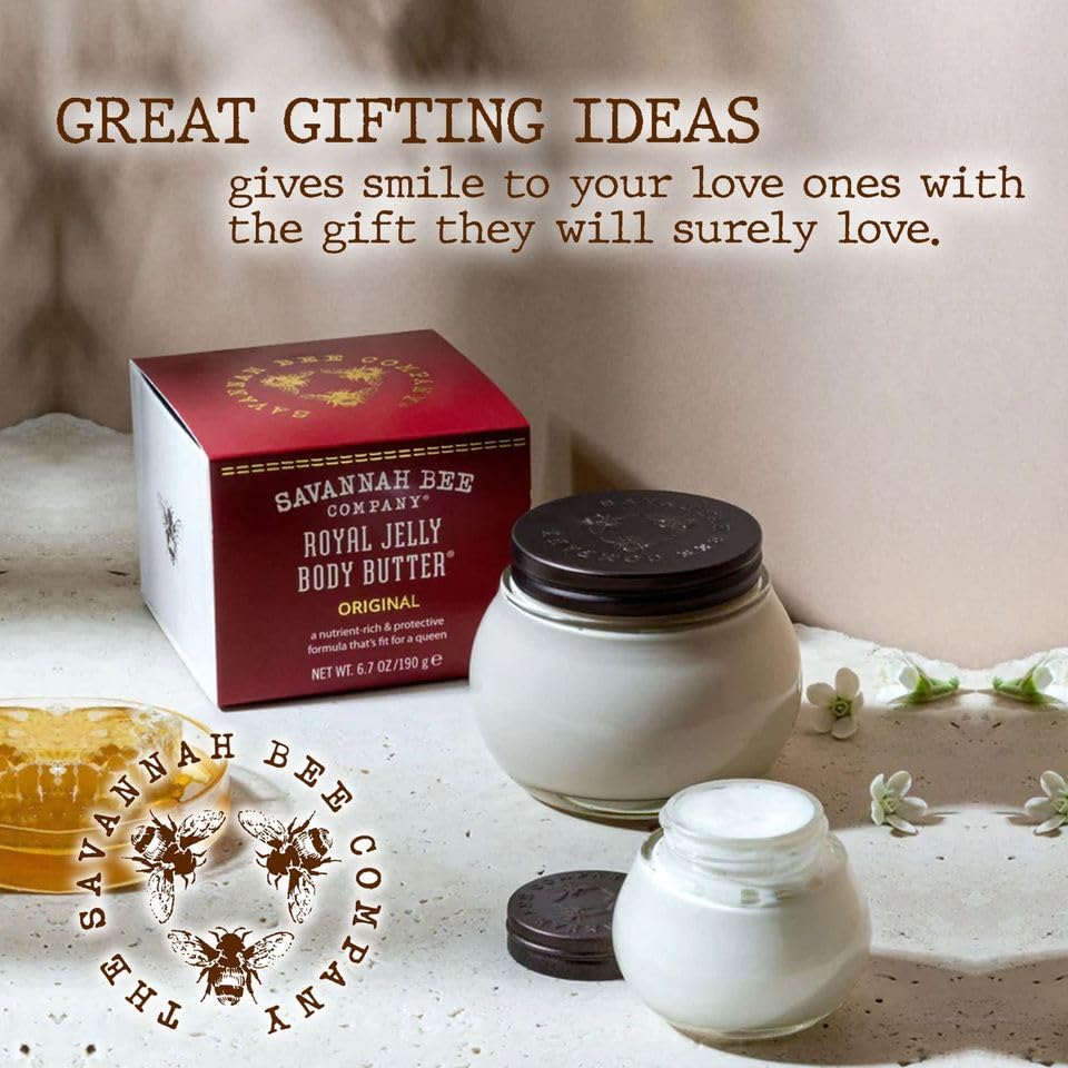Savannah Bee Company Royal Jelly Body Butter – Deep Hydration for Soft, Glowing Skin