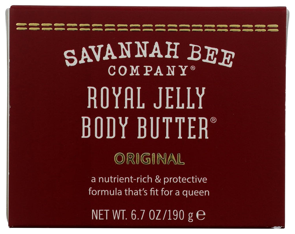 Savannah Bee Company Royal Jelly Body Butter – Deep Hydration for Soft, Glowing Skin