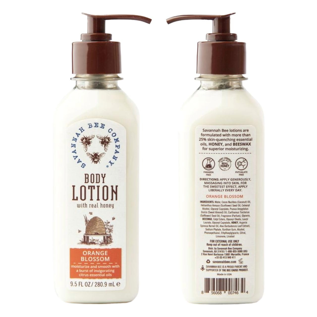 Savannah Bee Company Honey Body Lotion – All Natural Moisturizer for Women & Men