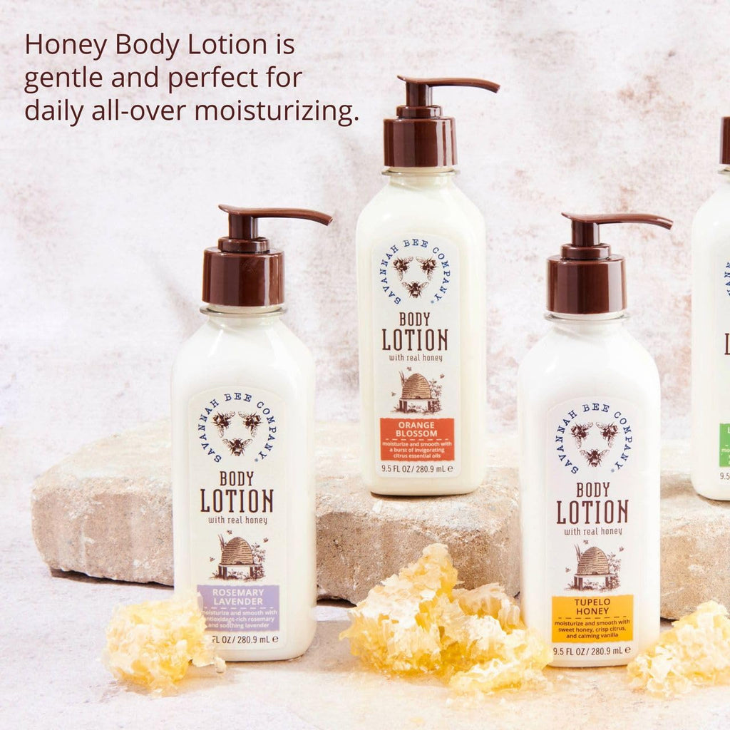 Savannah Bee Company Honey Body Lotion – All Natural Moisturizer for Women & Men