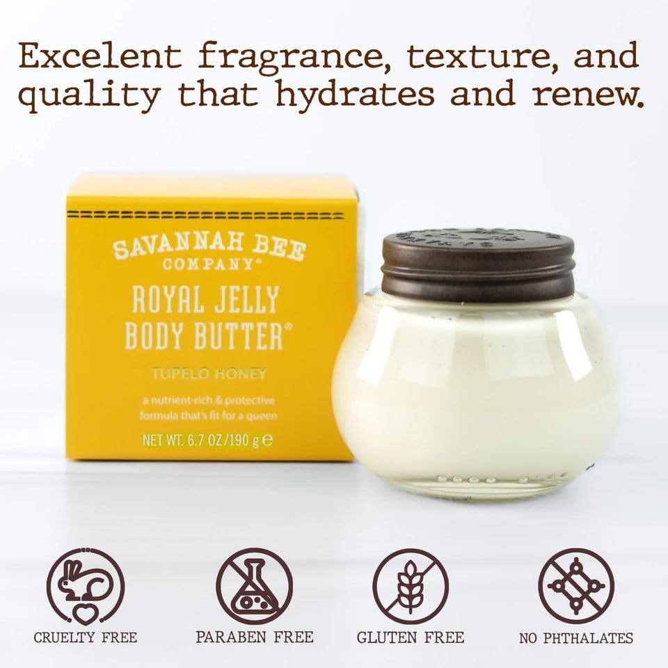 Savannah Bee Royal Jelly Body Butter – Deep Hydration & Skin Glow