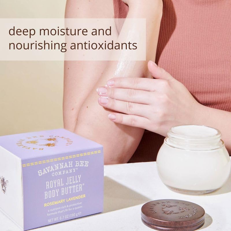 Savannah Bee Royal Jelly Body Butter – Rosemary Lavender (6.7 oz)