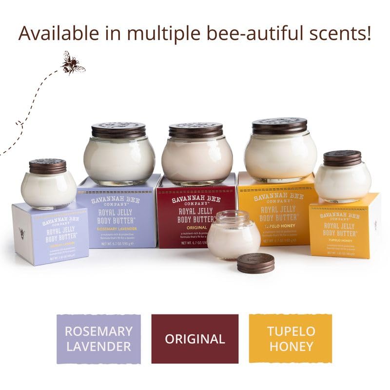Savannah Bee Royal Jelly Body Butter – Rosemary Lavender (6.7 oz)