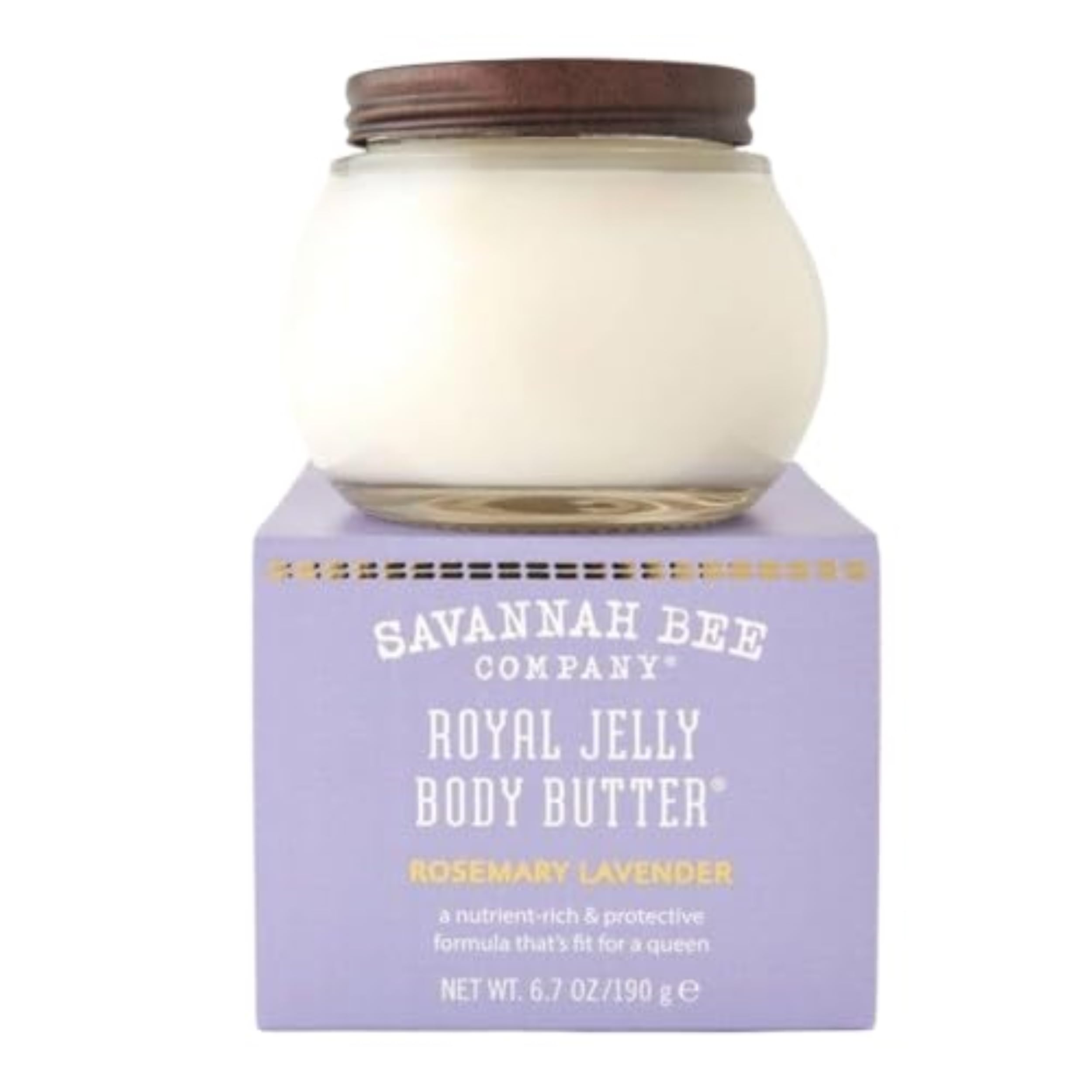 Savannah Bee Royal Jelly Body Butter – Rosemary Lavender (6.7 oz)