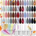 SAVILAND 33Pcs Gel Nail Polish Set – Soak-Off UV/LED with Base & Top Gels