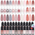 SAVILAND Airbrush Gel Polish Hema-Free – 12-Piece Cappuccino Nail Color Set for Gradient & Ombre