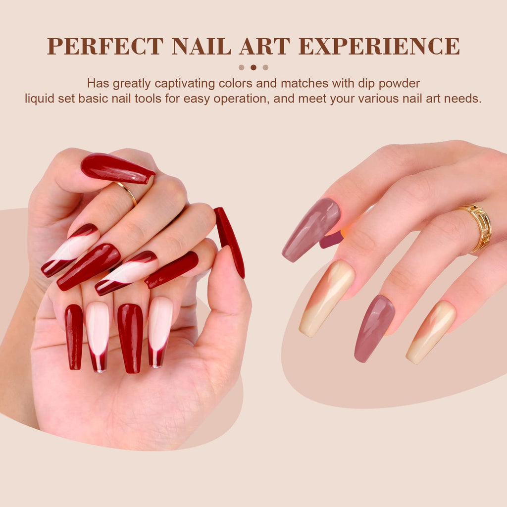 SAVILAND 49 PCS Dip Nails Starter Kit – 40 Colors, Air-Dry Formula, Base, Top Coat & Activator