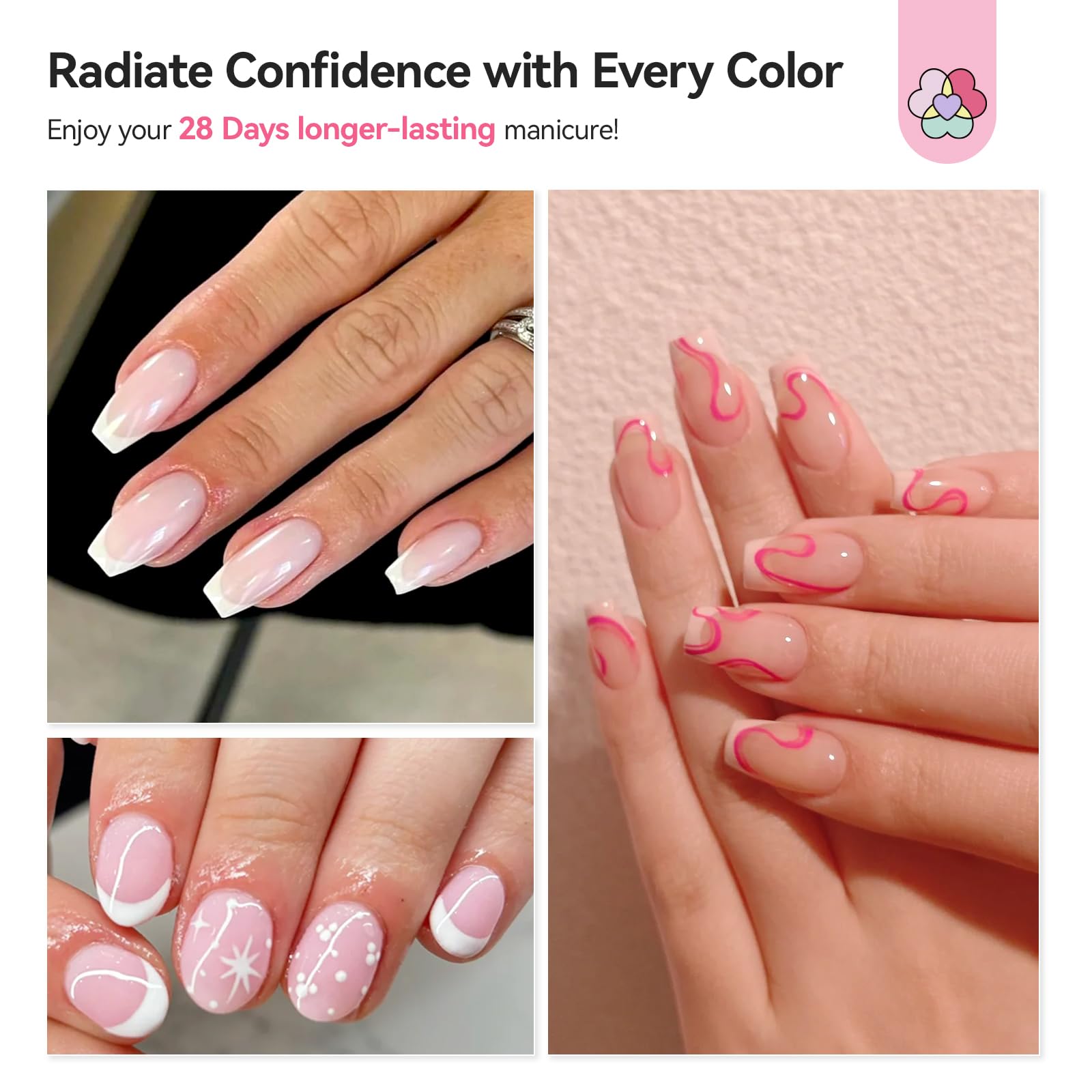 SAVILAND Dip Powder Nail Kit with Drill – 20 Winter Shades, 28-Day Wear, At-Home Salon Quality