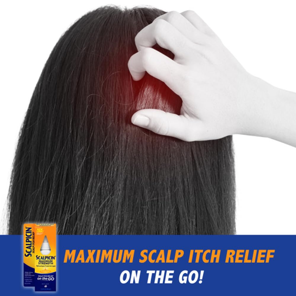 Scalpicin Max Strength Scalp Itch Treatment - 1.5 oz Pack of 4