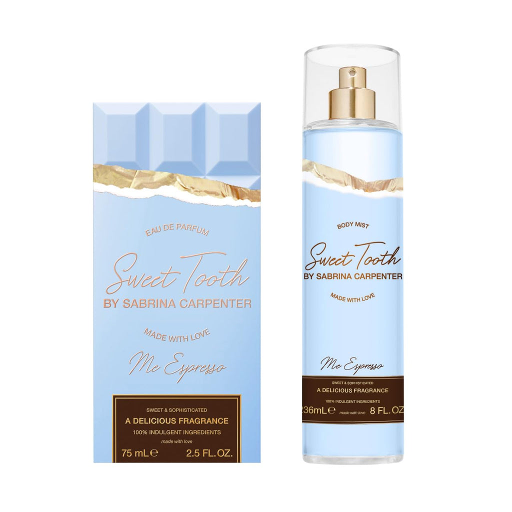 SCENT BEAUTY Sabrina Carpenter Eau de Parfum & Body Spray Bundle – Me Espresso (1 oz & 8 oz)