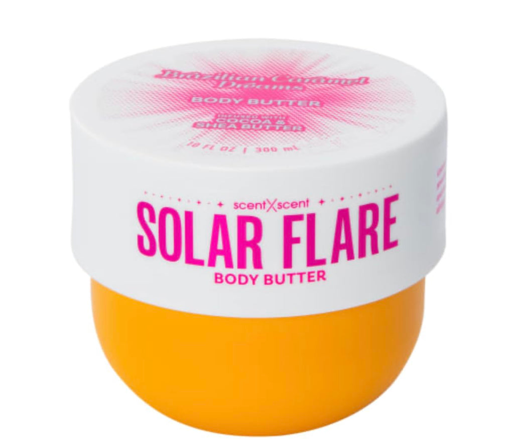 Solar Flare Body Butter – Brazilian Caramel Dreams | ScentXScent 10 oz Full Size