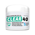 CLEAR 40% Urea Gel 4 oz with Tea Tree & Coconut Oil – Deep Hydration for Calluses, Cracked Heels, and Dry Skin | Scientific Solutions Global