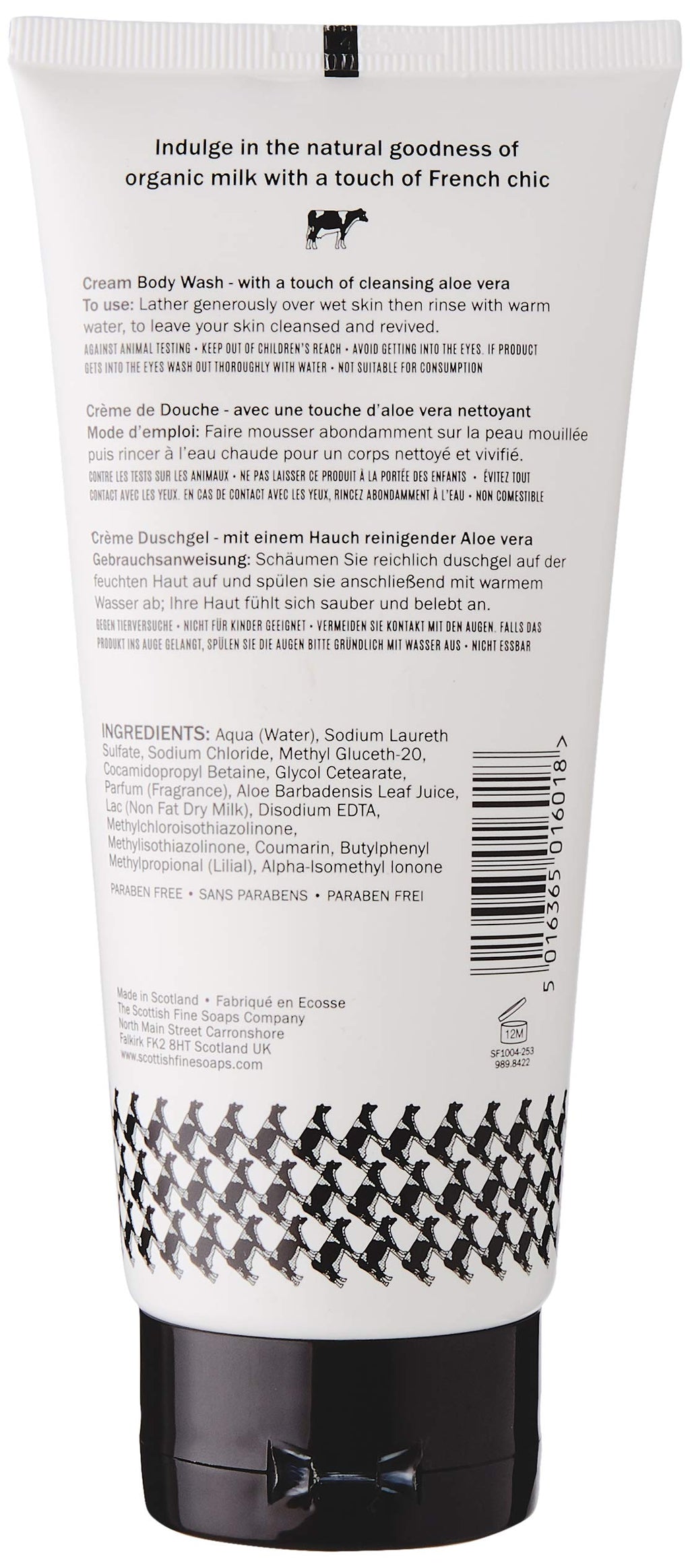 Au Lait Cream Body Wash 200 ml | Scottish Fine Soaps