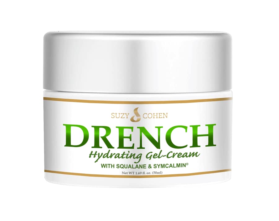Script Essentials Suzy Cohen Drench Face Cream with Squalane & Aloe – Lightweight, Fragrance-Free Hydration (1.69 oz / 50 ml)