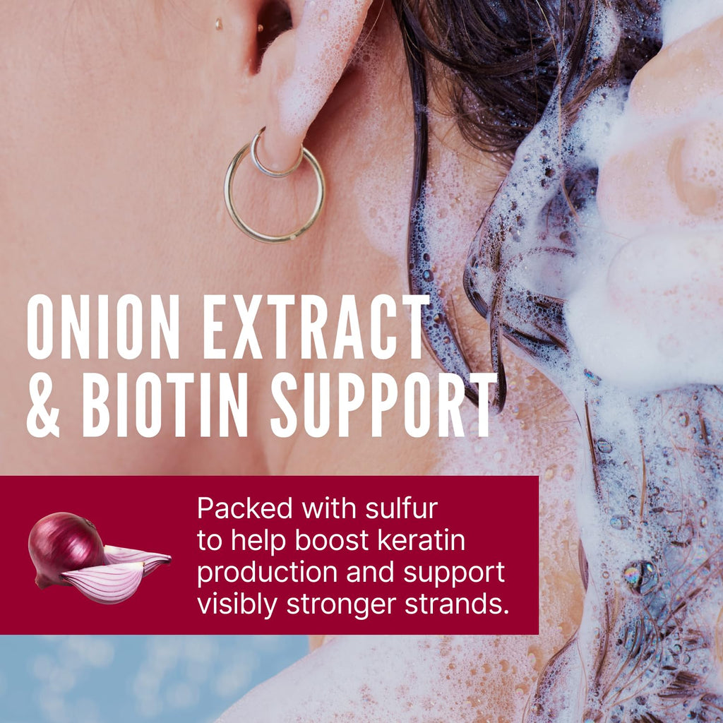 Scruples Biotin Onion Shampoo & Conditioner Bundle – Hair Growth and Hydration for Women