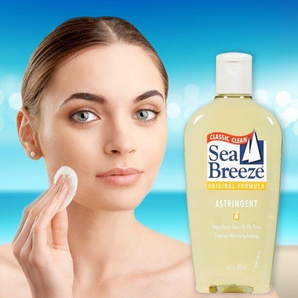 Sea Breeze Astringent Original 10oz – 3 Pack | Refreshing Facial Toner