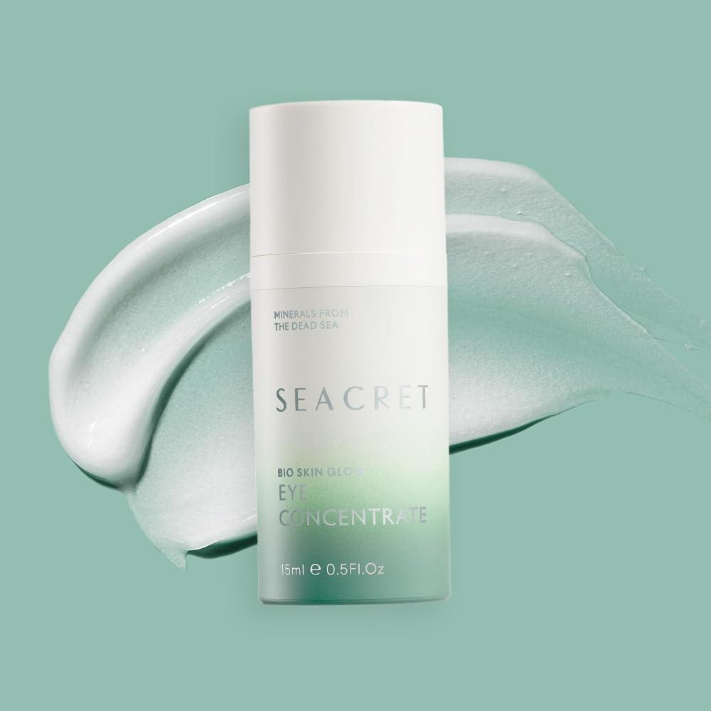 SEACRET Minerals Bio Skin Glow Eye Concentrate — Deep Hydration for Dark Circles & Fine Lines (0.5 oz)