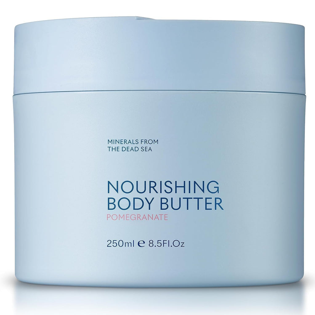 SEACRET Minerals Body Butter Pomegranate – Dead Sea Skincare, 8.5 oz